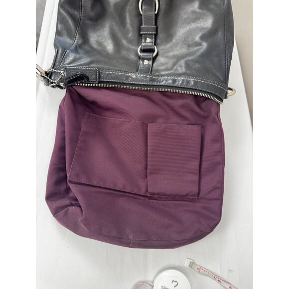 Coach Chelsea Buckle Black Leather Crossbody Shoulder Bag Classic Minimal F14018 - Picture 16 of 16